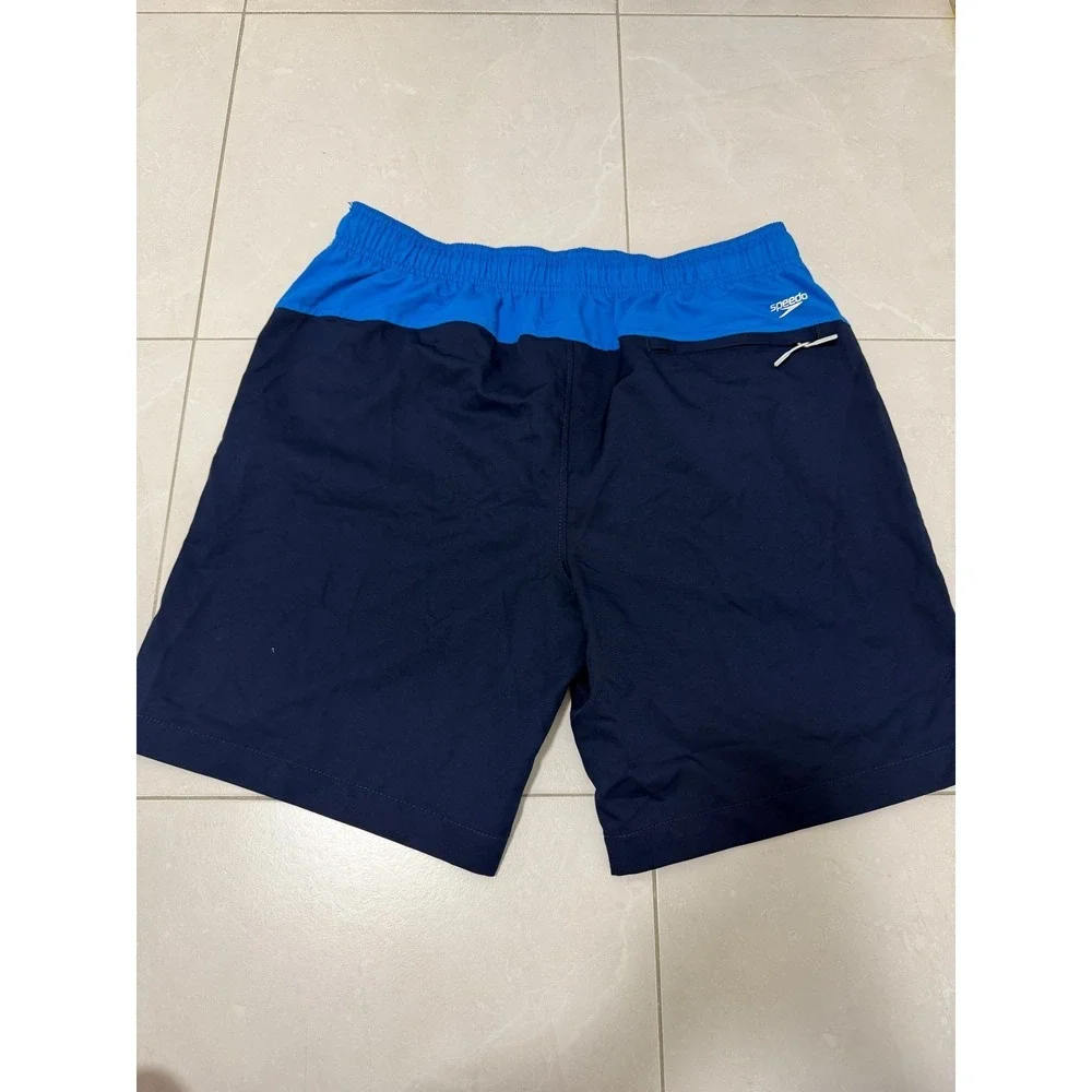 Speedo Marina Volley Swim Trunks Navy Blue Board Shorts Mens Size XL - AS IS